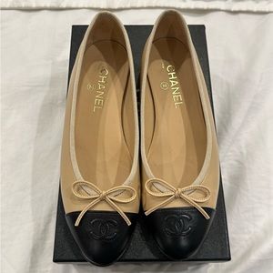 Authentic Chanel ballet flats